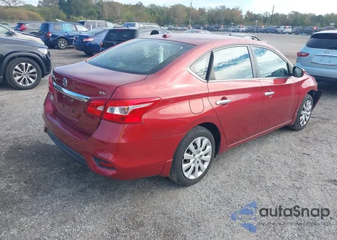 2016 Nissan Sentra Sv из США, поврежденный, VIN 3N1AB7AP5GY239436